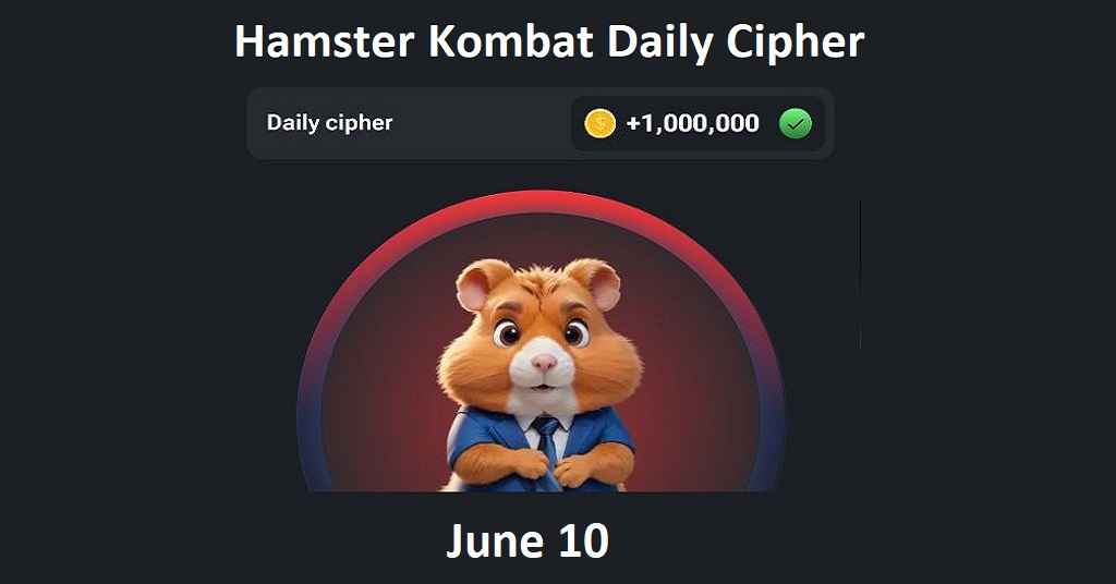 Hamster Kombat Daily Cipher Morse Code Today June 10