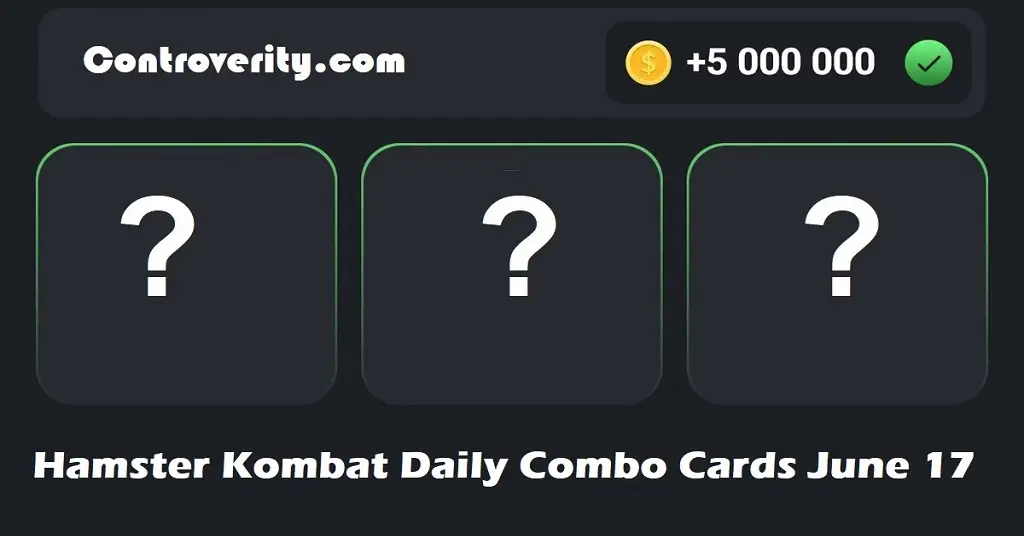 Hamster Kombat Daily Combo Cards Today June 17