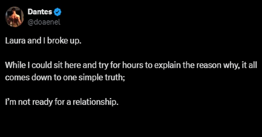 Why Did Laura and Dantes Broke Up? +Photo