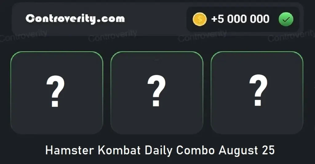 Hamster Kombat Daily Combo Cards Today August 25