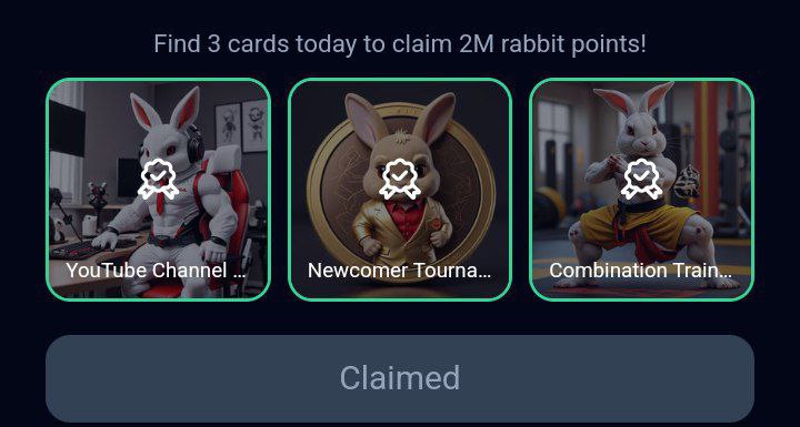 Rocky Rabbit Daily Combo August 6