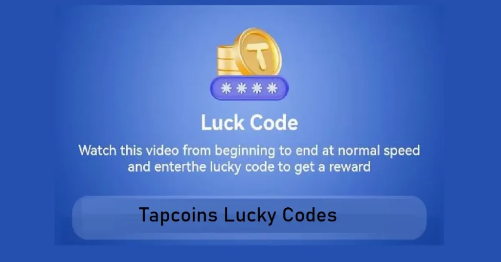 Tapcoins Lucky Codes