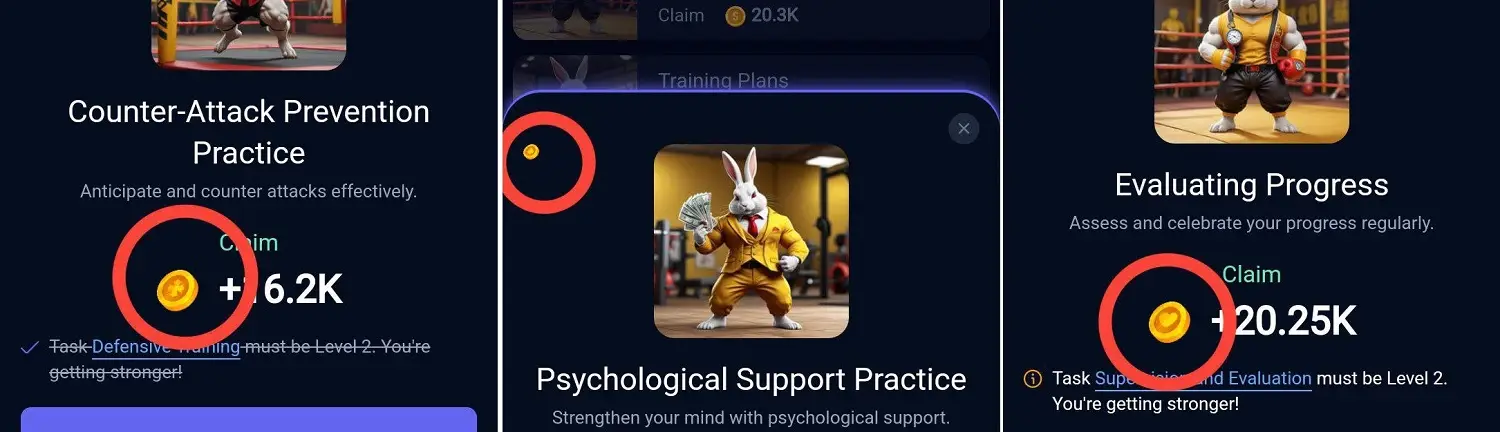 
Counter-attack prevention (Coach > Claim > Defensive training)
Psychological support practice (Coach > Claim > Motivation and support)
Evaluating process (Coach > Claim > Supervision and evaluation)