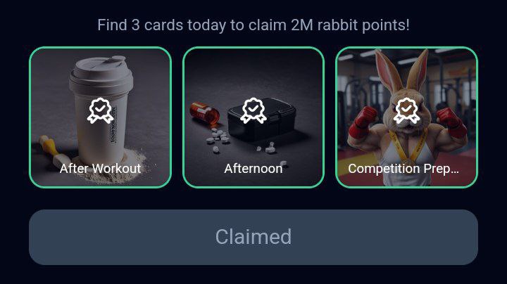 Rocky Rabbit Daily Combo September 8