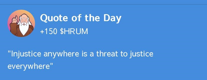 HRUM Quote of the Day October 19