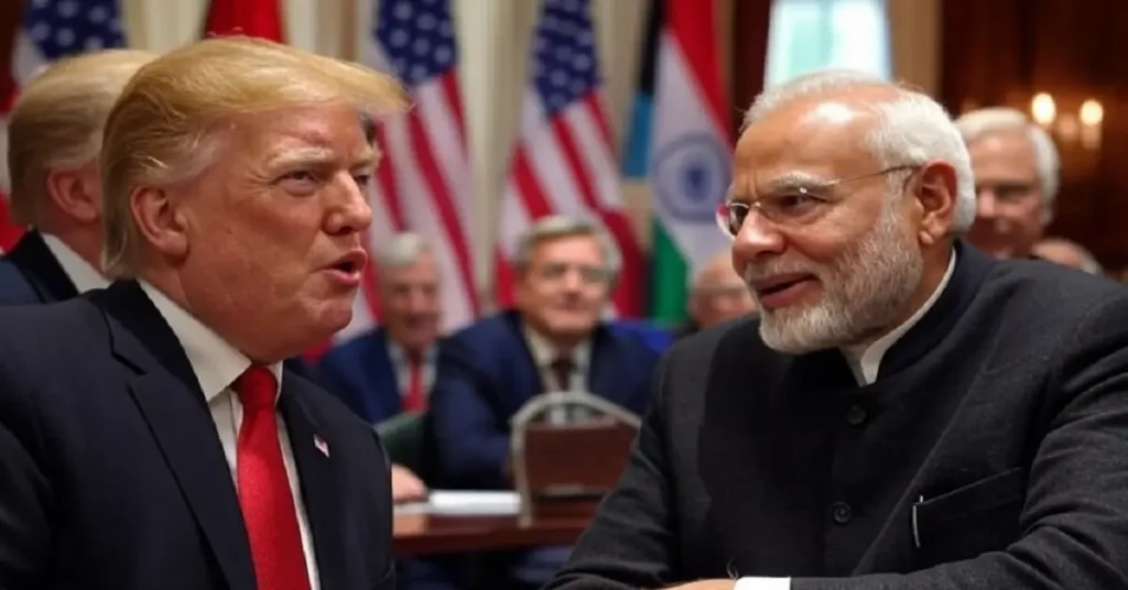 Trump Met Indian Prime Minister and He Had EnglishtoEnglish