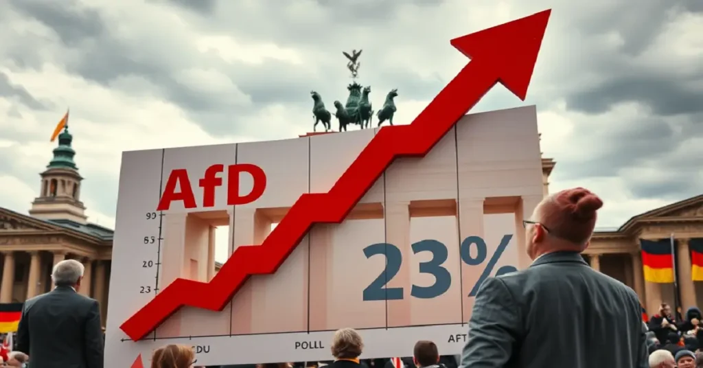 AfD Increased to 23 Percent
