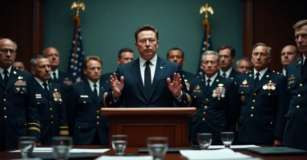 Musk's Briefing at Pentagon