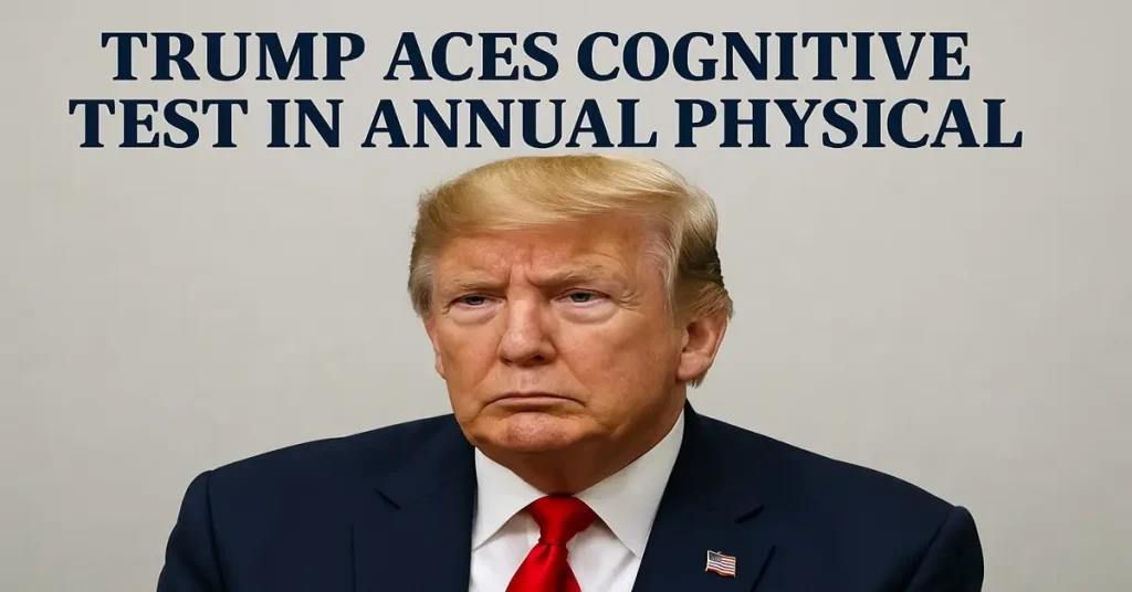 Trump Aces Cognitive Test in Annual Physical