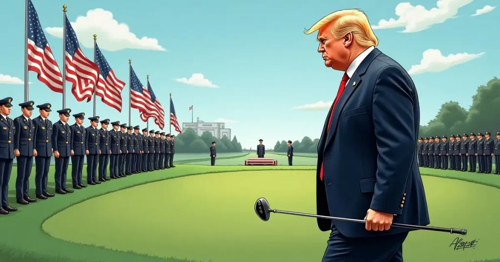 Trump Ditches Fallen Heroes for Fairways