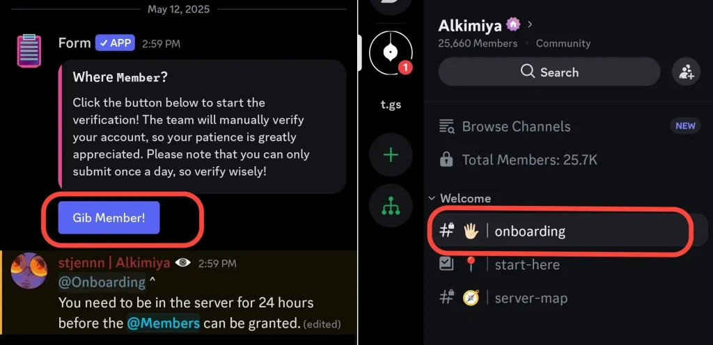 How to Claim Role Traders in Alkimiya Discord?