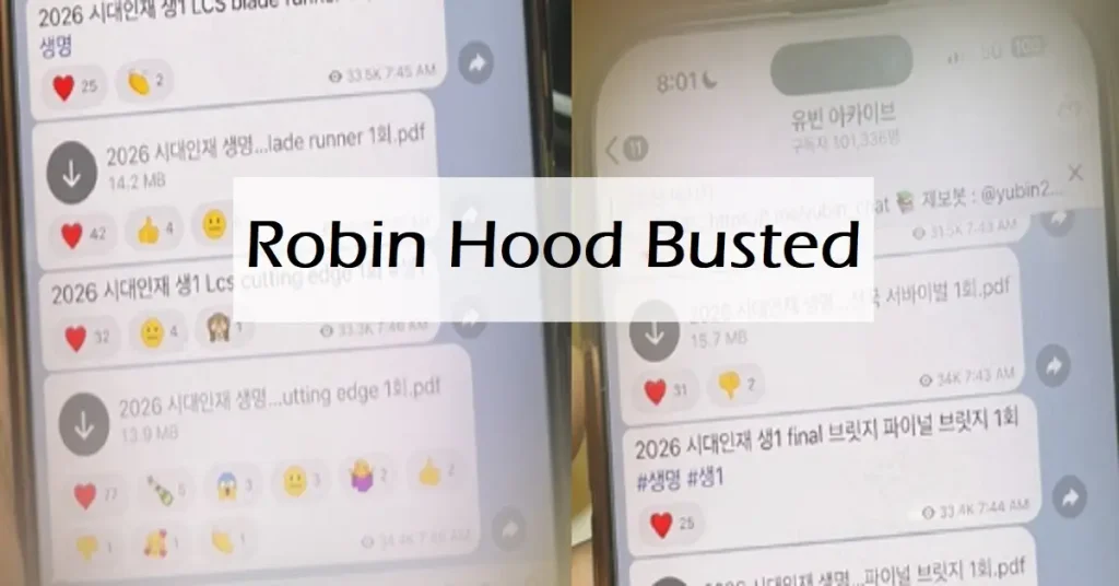 “Robin Hood” Telegram Channel Busted: 330K Students Lose Free 16K-Book Library Overnight