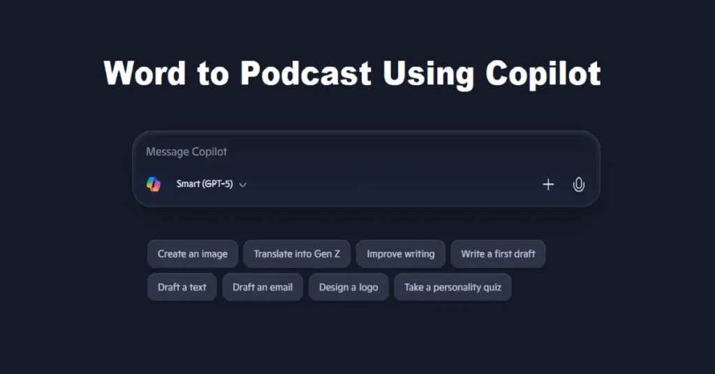 Microsoft Copilot Now Can Make a Podcast Out of Your Docs Files: Here Is How