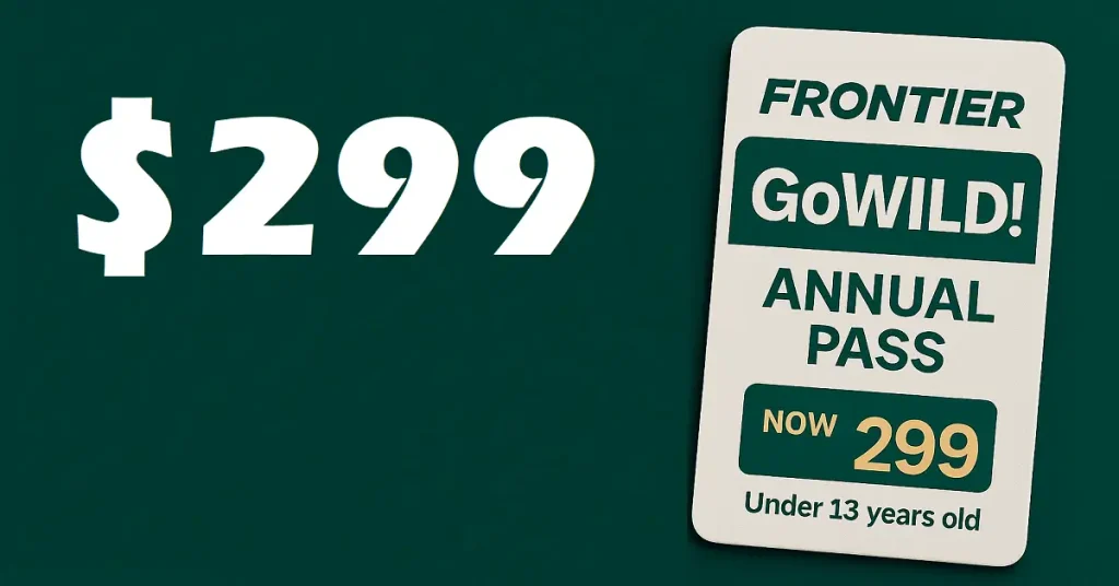 Unlock Unlimited Travel: Frontier's GoWild Annual Pass Now Just $299—Hurry, Offer Ends Soon!