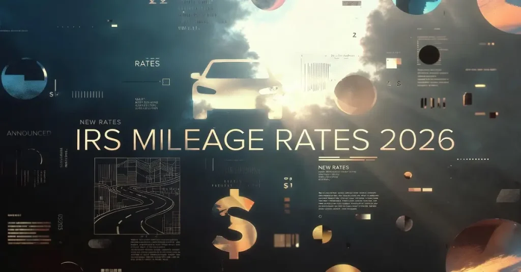 IRS Announces 2026 Mileage Rates